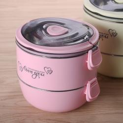 愛心大號(hào)雙層不銹鋼便