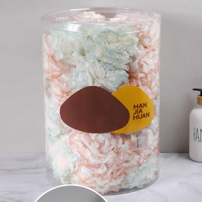 桶裝花邊沐浴球