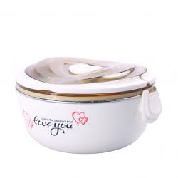 心形大號不銹鋼便當(dāng)盒