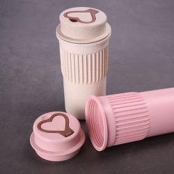 星橙麥梗愛(ài)心杯